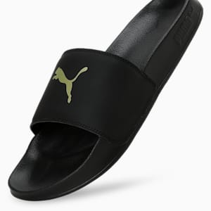 PUMA Leadcat 2.0 x RCB Slides, PUMA Black-Metallic Gold, extralarge-IND