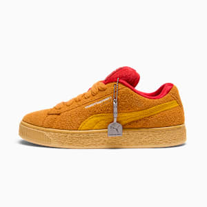 Tenis PUMA x VANDYTHEPINK Suede XL para hombre, Ginger Tea-Tangerine-Fierce Red, extralarge