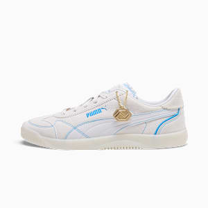 Tenis Club 5v5 Lux Boys and Girls Club of America para hombre, Feather Gray-Cloisonne-PUMA Gold, extralarge