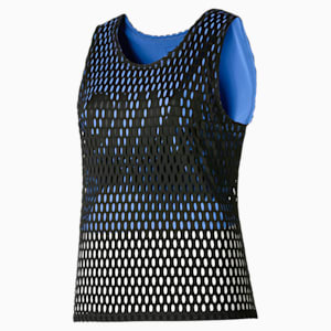 Playera sin mangas con malla para mujer SHIFT, Blue Glimmer, extralarge
