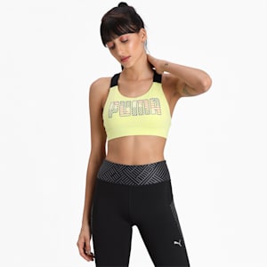 Feel It Women's Mid Impact Training Bra, Sunny Lime, extralarge-IND