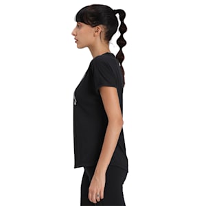 PUMA Cat dryCELL Women's Training  T-shirt, Puma Black-Silver Prt