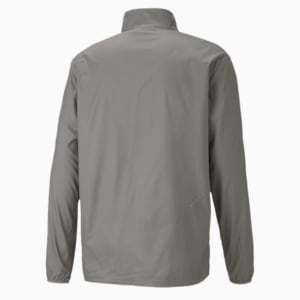 IGNITE Woven windCELL Men's Running Jacket, Ultra Gray-Nrgy Peach