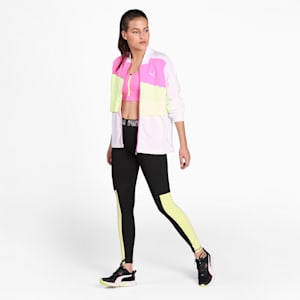 Logo Elastic Women's 7/8 Tight, Puma Black-Bubblegum