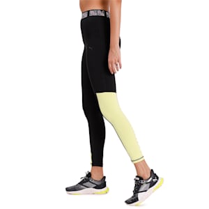Logo Elastic Women's 7/8 Tight, Puma Black-Bubblegum