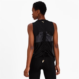 Metal Splash Women's Adjustable Tank, Puma Black