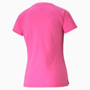 Graphic Short Sleeve Women's Running T-Shirt, Luminous Pink