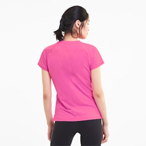 Graphic Short Sleeve Women's Running T-Shirt, Luminous Pink