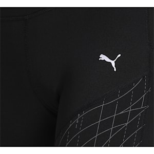 RUN Graphic Long Women's Running Tights, Puma Black