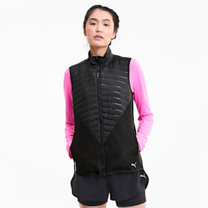 Favourite windCELL Women's Running Puffer Vest, Puma Black, extralarge-IND