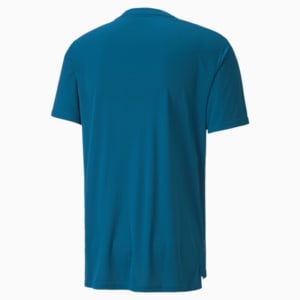 Graphic Cat Short Sleeve Men's Running T-Shirt, Digi-blue
