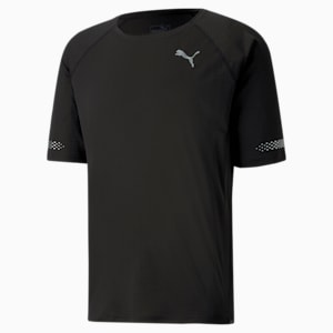 Runner ID Short Sleeve Men's Running T-Shirt, Puma Black