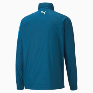 Woven Half Zip windCELL Men's Training Windbreaker, Digi-blue-Nrgy Bl-Fzzy Yllw