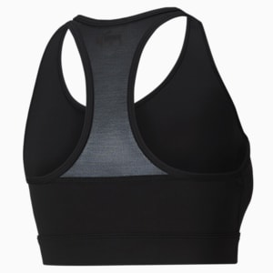 High Impact Women's Front Zip Bra, Puma Black, extralarge-IND