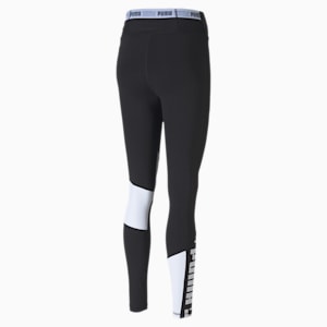 Logo 7/8 High Waist Women's Training Tights, Puma Black-Puma White