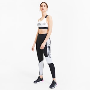 Logo 7/8 High Waist Women's Training Tights, Puma Black-Puma White