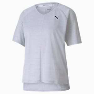 Studio dryCELL Relaxed Fit Women's T-Shirt, Puma White-Heather