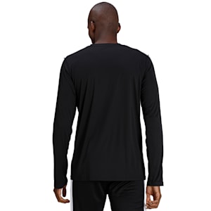 Cross the Line Long Sleeve Men's Track and Field Performance Fit T-shirt, Puma Black-Puma White, extralarge-IND