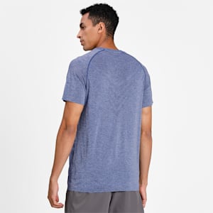evoKNIT Tech Short Sleeve Men's Training Slim T-shirt, Elektro Blue