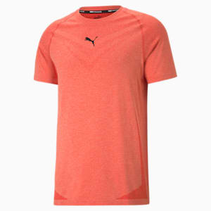 evoKNIT Tech Short Sleeve Men's Training Slim T-shirt, Poppy Red