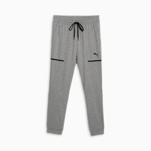 Pants Train Tech Knit para Hombre, Medium Gray Heather-Black, extralarge