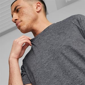 Favourite Heather Short Sleeve Men's Training Tee, Puma Black