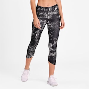 Run Graphic 3/4 Women's Running Leggings, Puma Black, extralarge-IND