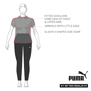 Favourite Short Sleeve Regular Fit Women's Running  T-shirt, Puma Black