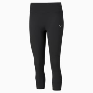 RUN Favourite Women's 3/4 Running Slim Tights, Puma Black, extralarge-IND