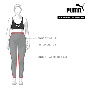 RUN Favourite Women's Running Tights, Puma Black-Sunblaze, extralarge-IND