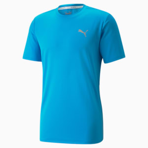 Favourite Short Sleeve Men's Running  T-shirt, Ocean Dive-Puma White