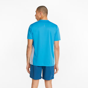 Favourite Short Sleeve Men's Running  T-shirt, Ocean Dive-Puma White