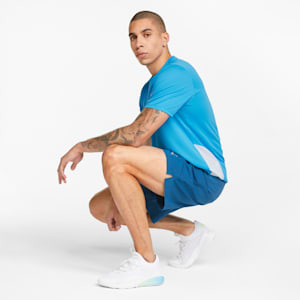 Favourite Short Sleeve Men's Running  T-shirt, Ocean Dive-Puma White