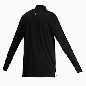 Favourite Quarter-Zip Men's Running Performance T-Shirt, Puma Black, extralarge-IND