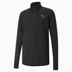 Favourite Quarter-Zip Men's Running Tee, Puma Black