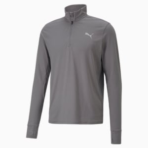 Favourite Quarter-Zip Men's Running Performance T-Shirt, CASTLEROCK