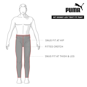 Favourite Men's Short Running Slim Tights, Puma Black