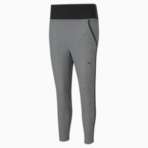 Studio Rib Women's Training Joggers, Medium Gray Heather