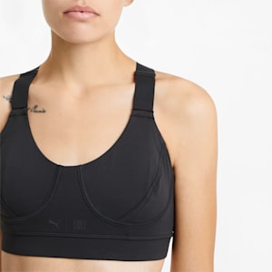 PUMA x FIRST MILE Mid Impact Women's Training Bra, Puma Black, extralarge-IND
