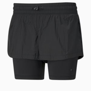 2in1 Woven Women's Training Shorts, Puma Black