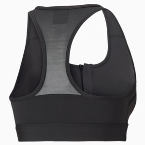 High Impact Front Zip Women's Training Bra, Puma Black, extralarge-IND