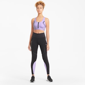 High Impact Front Zip Women's Training Bra, Light Lavender