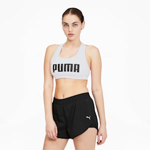 Mid Impact 4Keeps Women's Sports Bra, Puma White