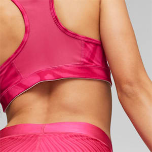 Mid Impact 4Keeps Graphic Women's Training Bra, Orchid Shadow