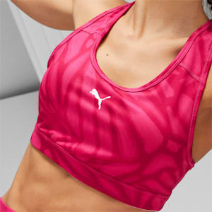 4Keeps Women's Graphic Mid Impact Bra, Orchid Shadow
