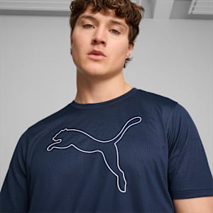 Performance Cat Men's Training T-shirt, Club Navy, extralarge-IND