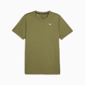 Performance Heather Men's Training  T-shirt, Olive Green Heather, extralarge-IND