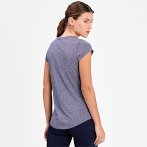 Performance Heather Cat Women's Training  T-shirt, Peacoat Heather, extralarge-IND