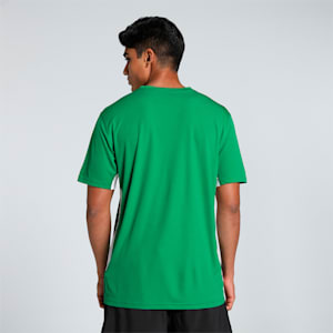 Cross the Line 2.0 Men's Track and Field Performance Fit T-shirt, Power Green-Puma White, extralarge-IND