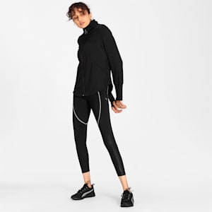 Studio Full Zip Women's Knitted Jacket, Puma Black